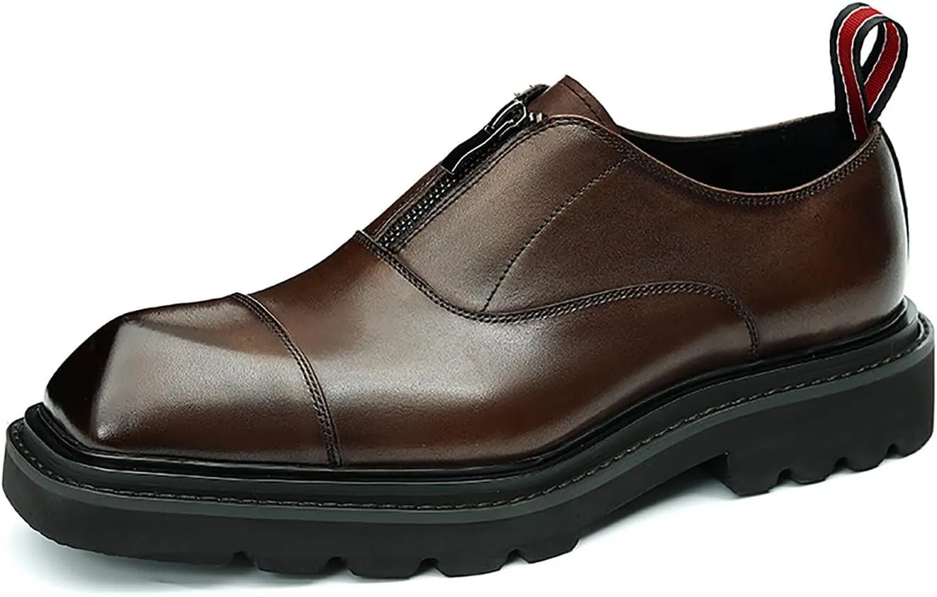 Santimon Men's Loafers Formal Dress Leather Slip On Walking Shoes Business Wedding Casual Fashion Sneakers Summer Shoes for Men