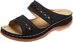 SBGMoSJ Diabetic Shoes for Women Wide Width Sandalias De Mujer OrtopéDicas Orthopedic Slides for Women Size 7 Beach Flip Flops Women Silver High Heels White Sandals Women Platform