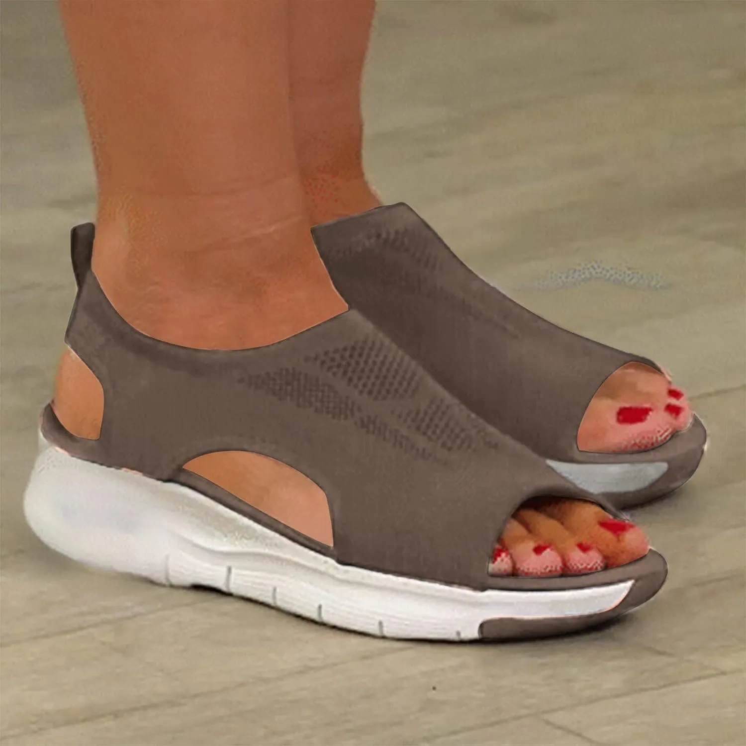 SBGMoSJ Orthopedic Flats for Women 2024 Summer Dress Sandals for Women Gold Sandals for Women Dressy Wide Width Women's Summer Sandals White Orthopedic Flip Flops with Back Strap Women Slides Sandals
