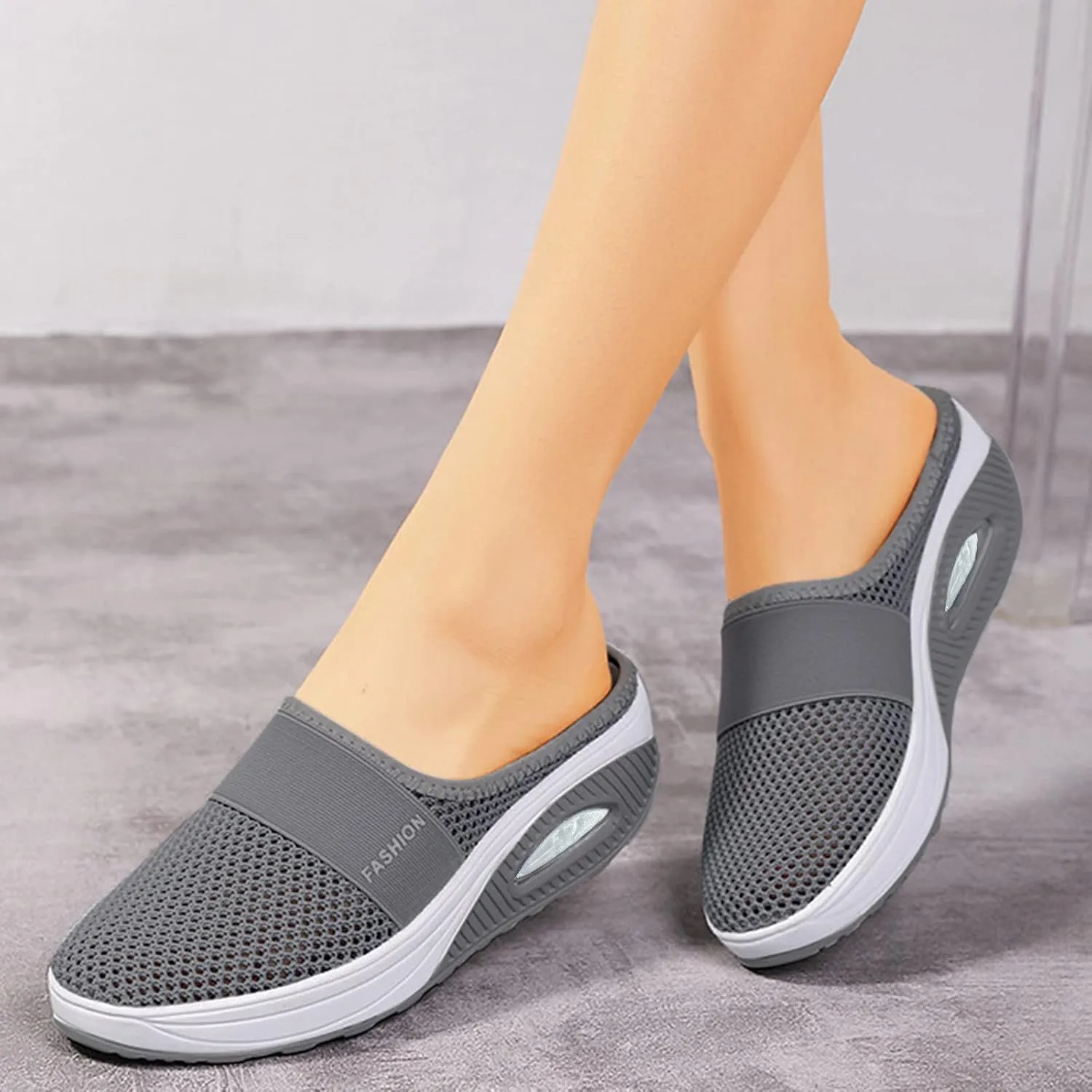 SBGMoSJ Womens Black Slip On Sneakers Size 8.5 Sneakers for Women 2023 Wide Toe Women Slip On Shoes Dressy Women's High Top Wedge Fashion Sneakers Hidden Heel Women's Hiking Shoes Wide Toe Box