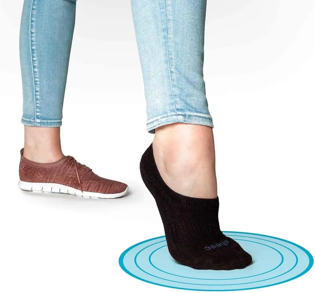 SHEEC Womens No Show Socks–Ultra-Soft Modal, Moisture-Wicking, Non-Slip Heel Grip–Invisible Fit for Sneakers & Boat Shoes