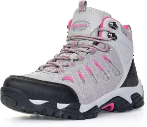 SHULOOK Women's Hiking Boots Waterproof Lightweight Outdoor Trekking Camping Hiking Shoes