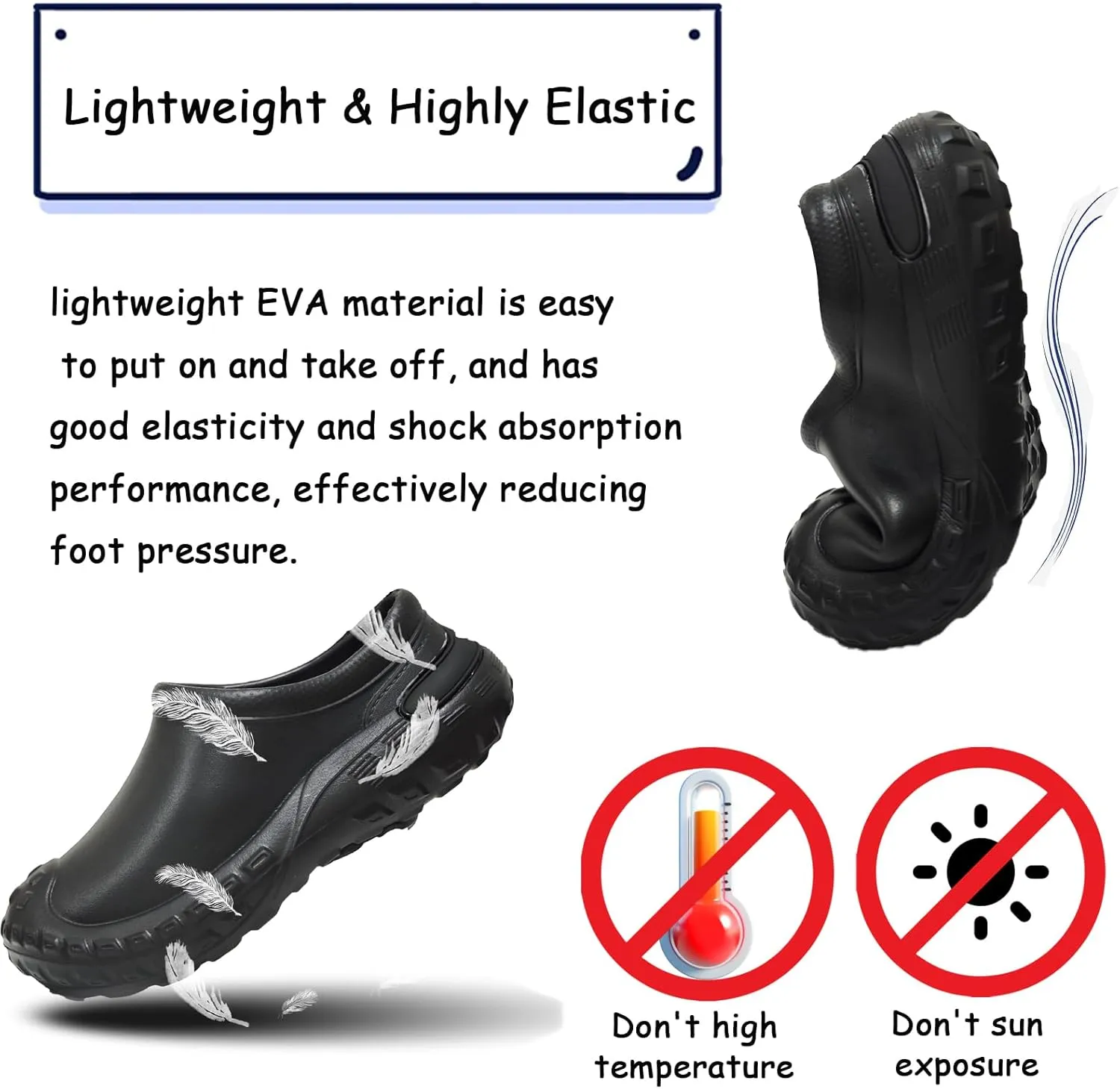 Slip Resistant Work Shoes - Non Slip Shoes for Men Food Service - Oil and Water Resistant Men's Mules & Clogs - Zapatos para Trabajar en Restaurante