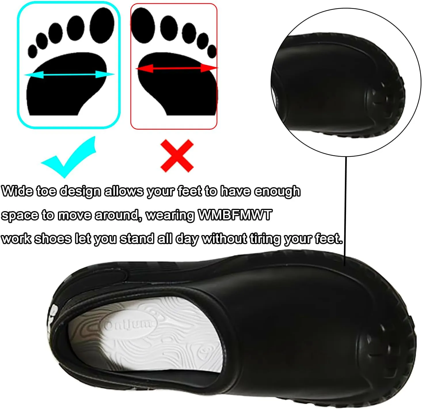 Slip Resistant Work Shoes - Non Slip Shoes for Men Food Service - Oil and Water Resistant Men's Mules & Clogs - Zapatos para Trabajar en Restaurante