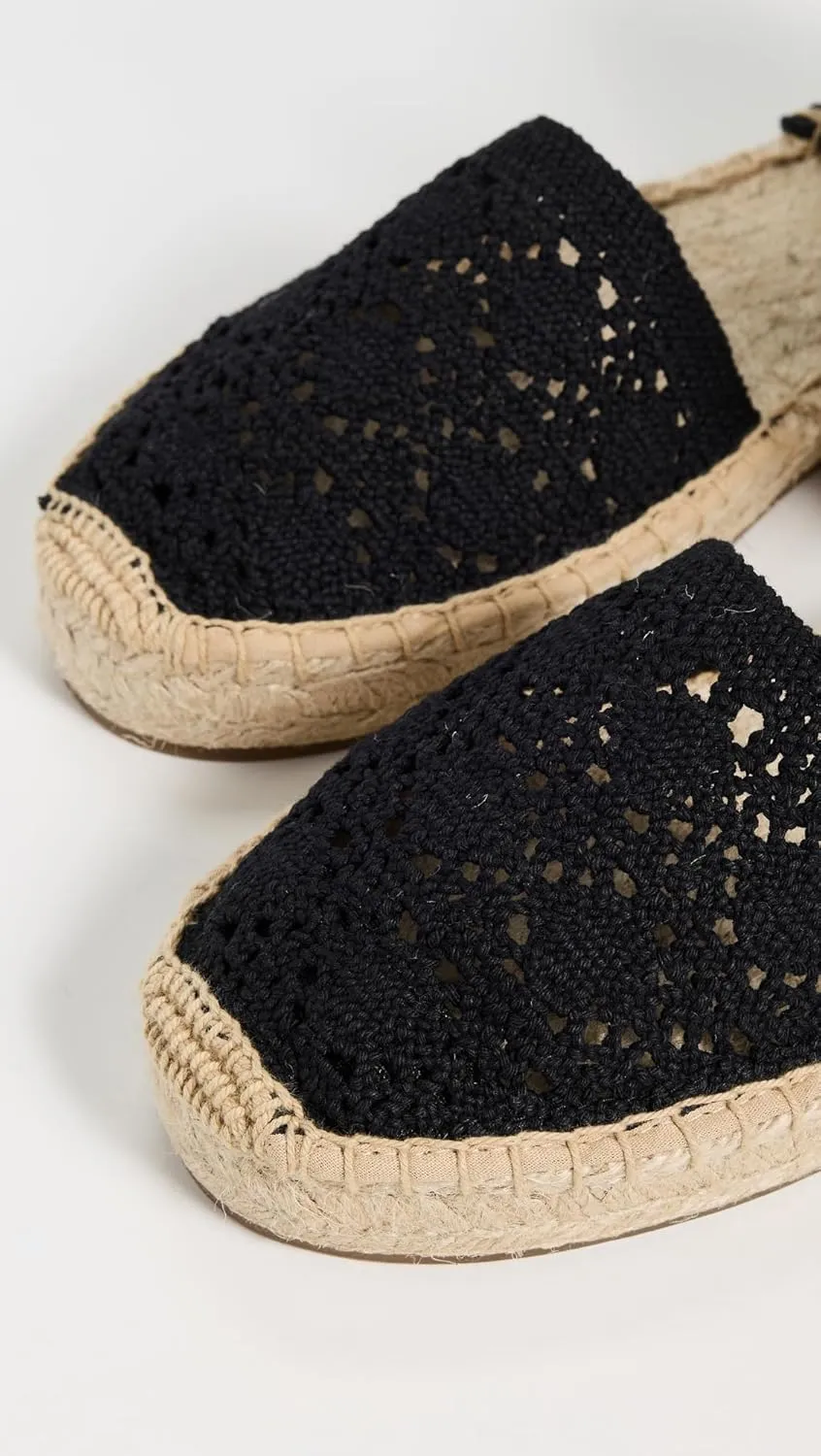 Soludos Women's The Lauren Lace Up Crochet Espadrilles