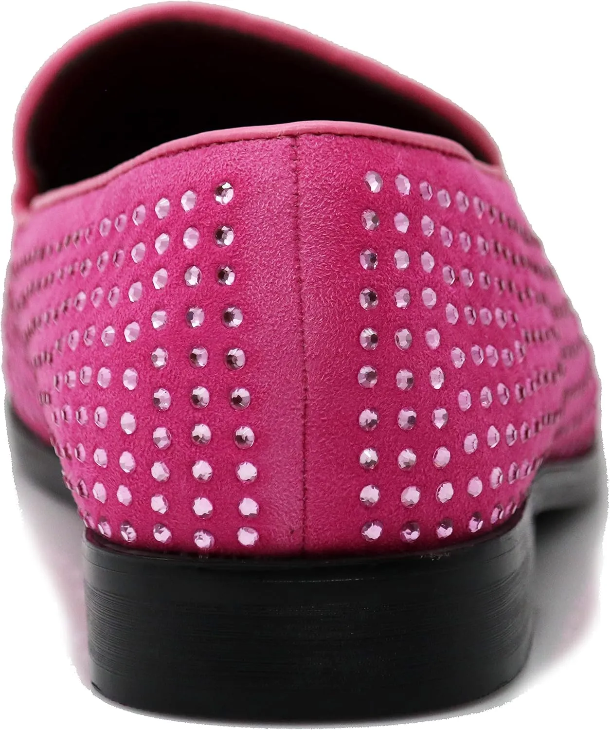 SPK26 Men's Vintage Velvet Rhinestone Designer Dress Loafers Slip On Shoes Classic Tuxedo Dress Shoes