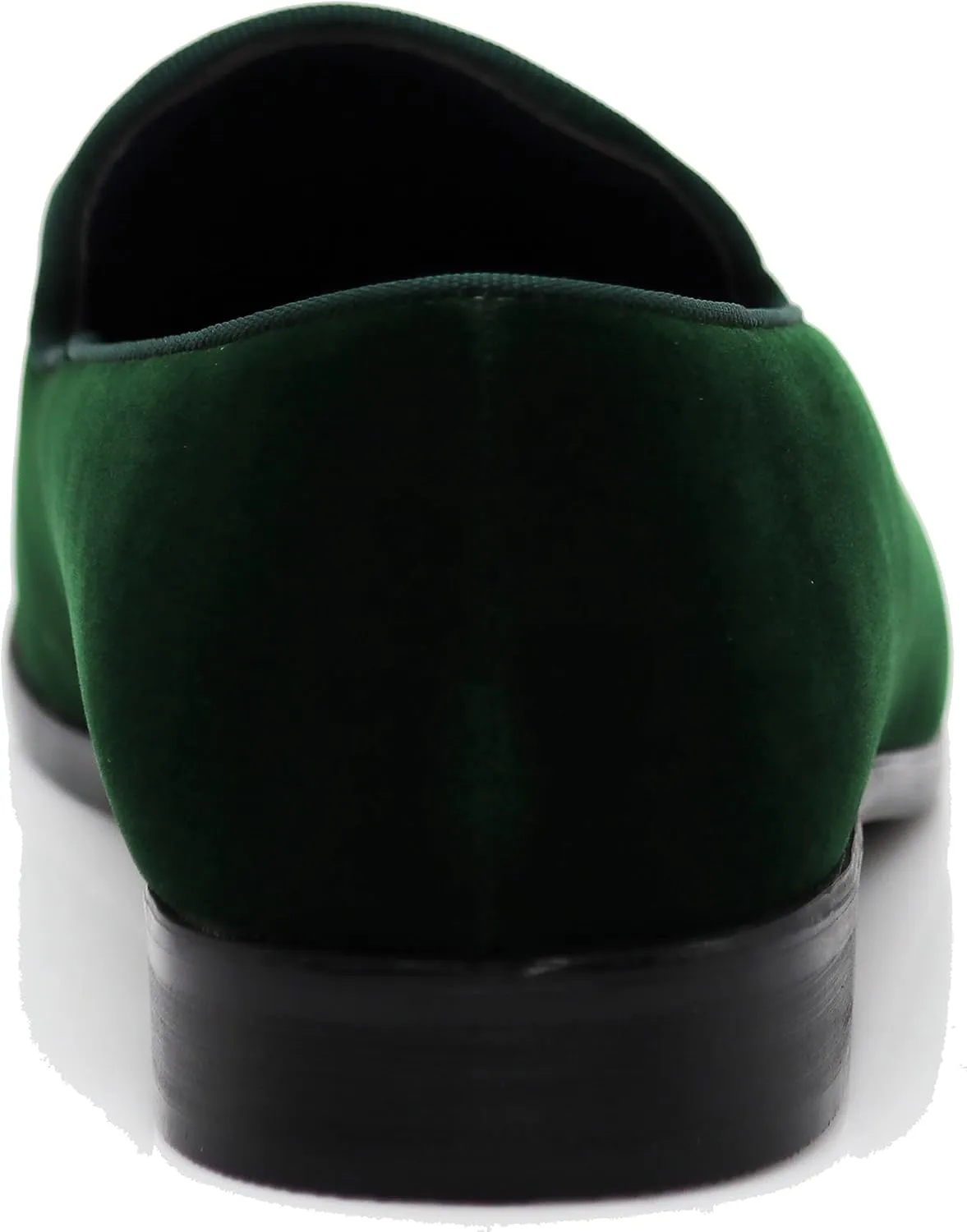 SPT03 Men's Vintage Plain Velvet Dress Loafers Slip On Shoes Classic Tuxedo Dress Shoes