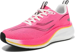 STQ Women Carbon Plate Road Running Shoes Ultra Light Cushion Sole