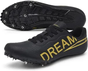 Succttssful Mens Breathable Track and Field Shoes for Jumping - Womens Lightweight Professional Track Race Shoes for Running