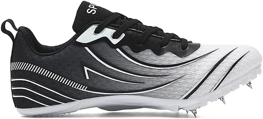 Succttssful Mens Breathable Track and Field Shoes for Jumping - Womens Lightweight Professional Track Race Shoes for Running