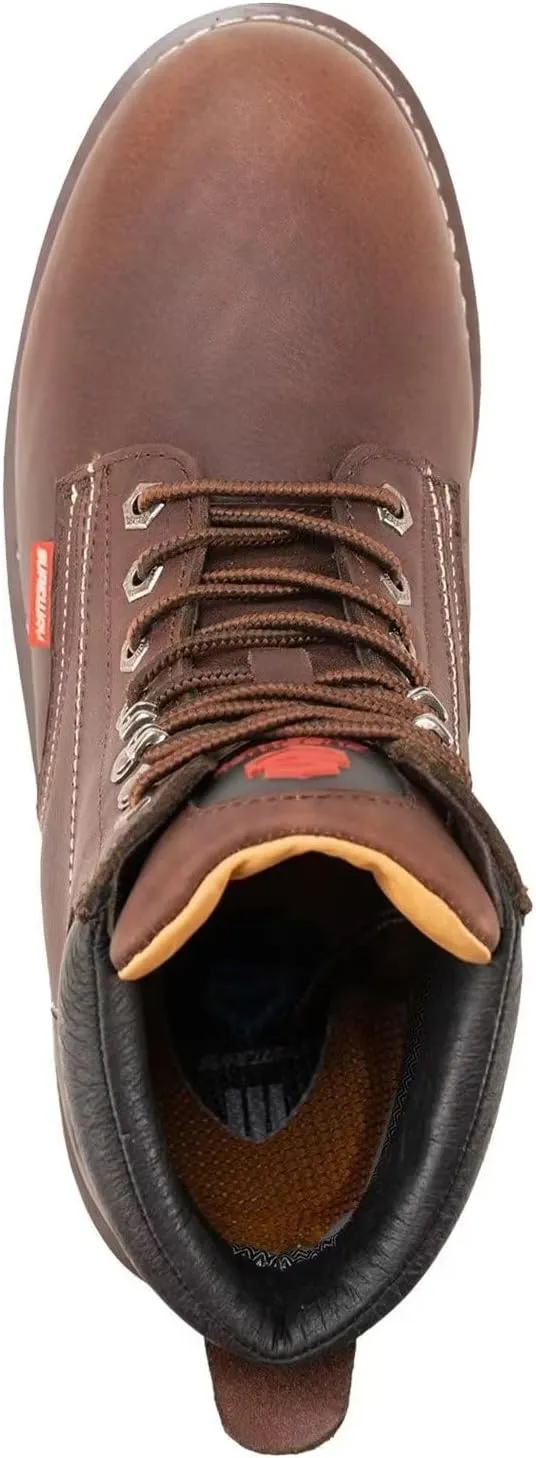 SUREWAY 6” Mens Soft Toe Work Boots for Men,Goodyear Welt,Extremely Comfortable Durable Proved,Superior Oil/Slip Resistant,Thicker Full Grain Leather,EH Safety Industrial Construction Boots
