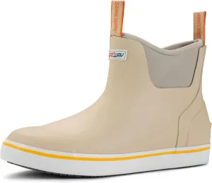 SUREWAY Women's Ankle Fishing Deck Boots for Women,Short Waterproof Neoprene Rubber Rain Boots,Lightweight Garden Work Shoes for Women,Upgraded Slip Resistant,Durable Comfortable
