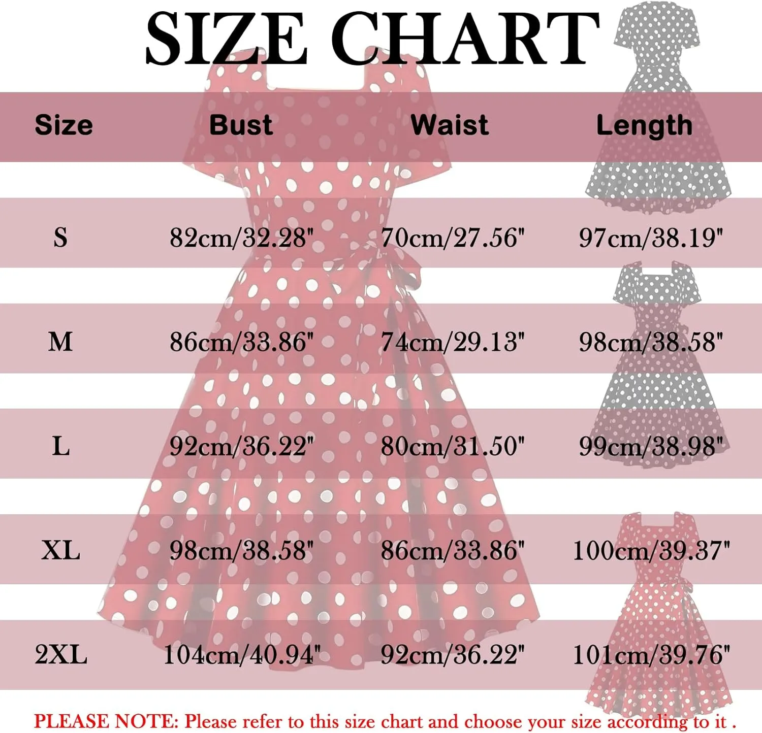 Tea Party Dress for Women 1950S 1960S Vintage Short Prom Summer Polka Dot Cocktail Swing Retro 50'S Style Dresses