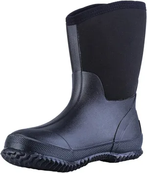 TENGTA Men's Waterproof Fishing Hunting Boots Durable Insulated Rubber Neoprene Rain Boots Womens Winter Snow Work Shoes