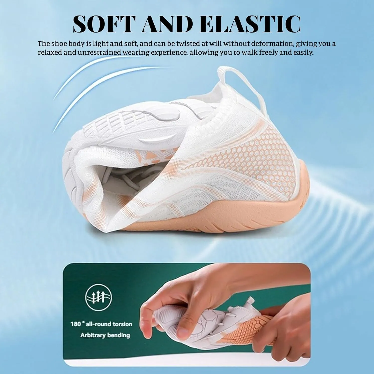 Thatrich Grounded Footwear for Women Men Wide Toe Box Sneakers Waterproof Hiking Running Shoe Non Slip Barefoot Shoes Quick Dry Athletic Running Sports Walking Spring Summer Beach Wear Unisex Sneaker