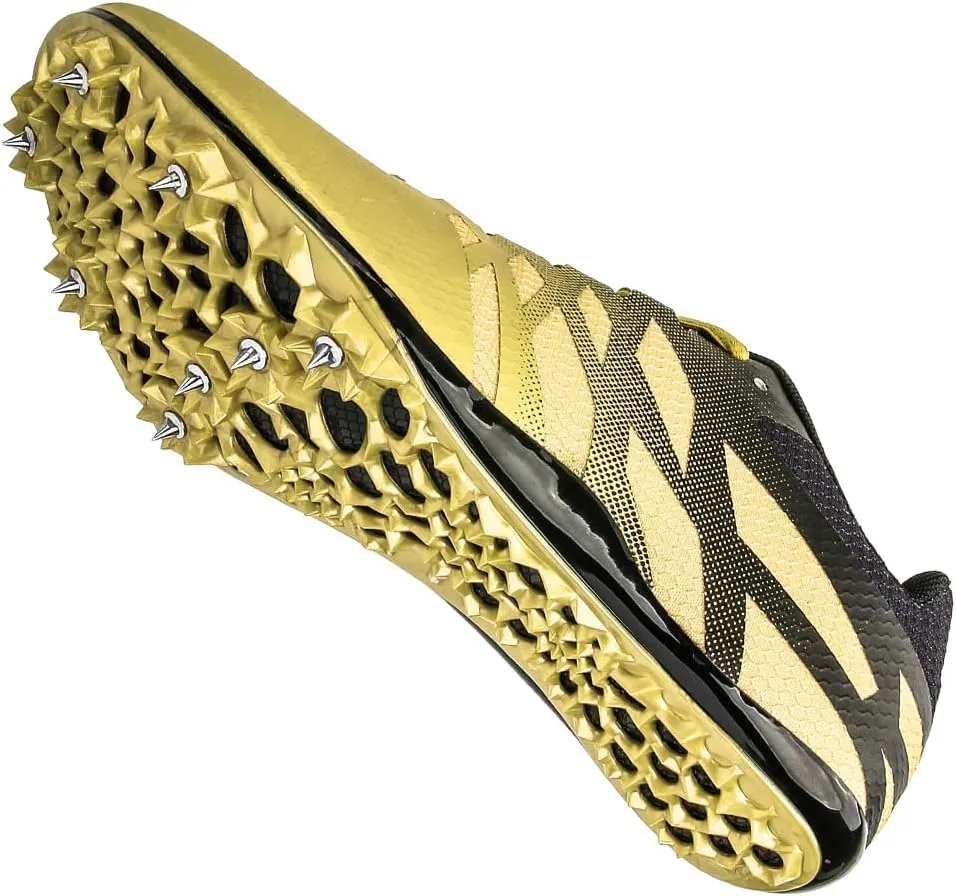 THESTRON Men Women Kids Track and Field Shoes Professional 8 Spikes Running Racing Sneakers Breathable Lightweight Sprinting Shoes