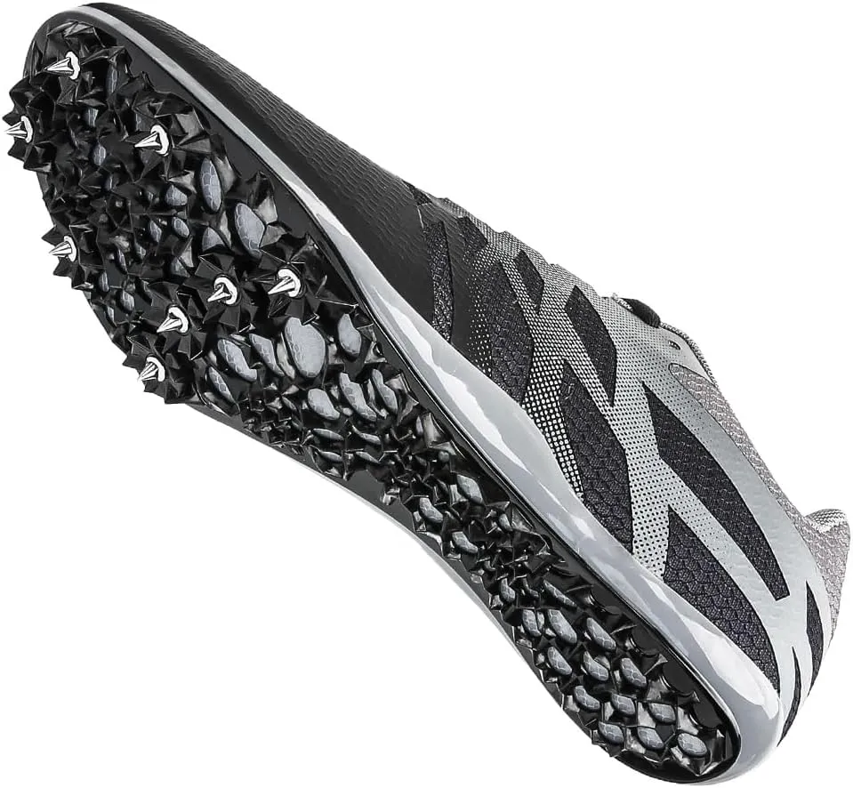 THESTRON Men Women Kids Track and Field Shoes Professional 8 Spikes Running Racing Sneakers Breathable Lightweight Sprinting Shoes