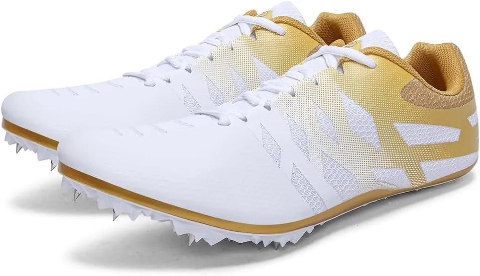 THESTRON Men Women Kids Track and Field Shoes Professional 8 Spikes Running Racing Sneakers Breathable Lightweight Sprinting Shoes