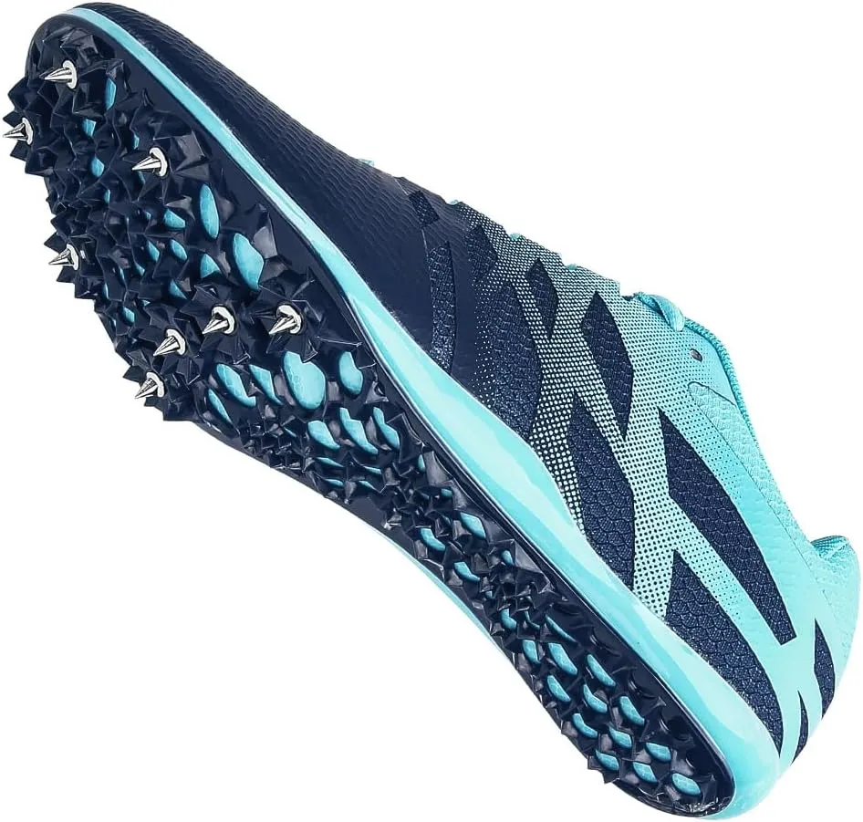 THESTRON Men Women Kids Track and Field Shoes Professional 8 Spikes Running Racing Sneakers Breathable Lightweight Sprinting Shoes