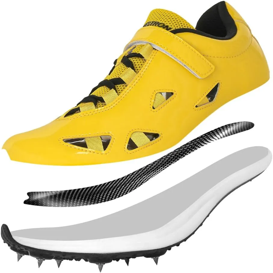 THESTRON New Track Spikes Shoes Men Women Kids Track and Fields Sneakers Athletics Spikes Sprint Shoes Professional Track Running Racing Shoes Youth Jumping Sneakers with Spikes