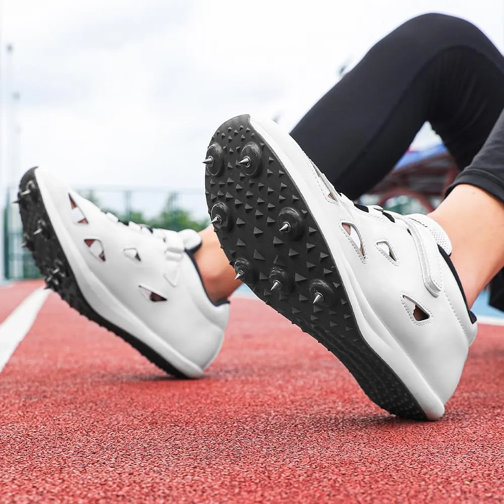 THESTRON New Track Spikes Shoes Men Women Kids Track and Fields Sneakers Athletics Spikes Sprint Shoes Professional Track Running Racing Shoes Youth Jumping Sneakers with Spikes