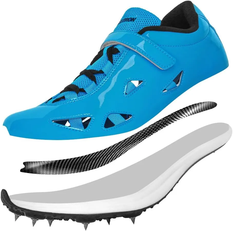 THESTRON New Track Spikes Shoes Men Women Kids Track and Fields Sneakers Athletics Spikes Sprint Shoes Professional Track Running Racing Shoes Youth Jumping Sneakers with Spikes