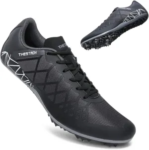 THESTRON Professional Spikes Track & Field Shoes for Men Women Kids Breathable Racing Jumping Sprint Running Sneakers
