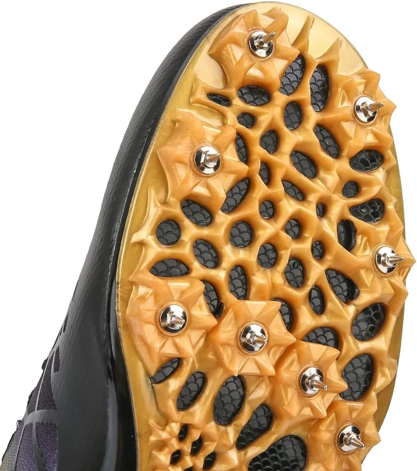 THESTRON Professional Spikes Track & Field Shoes for Men Women Kids Breathable Racing Jumping Sprint Running Sneakers