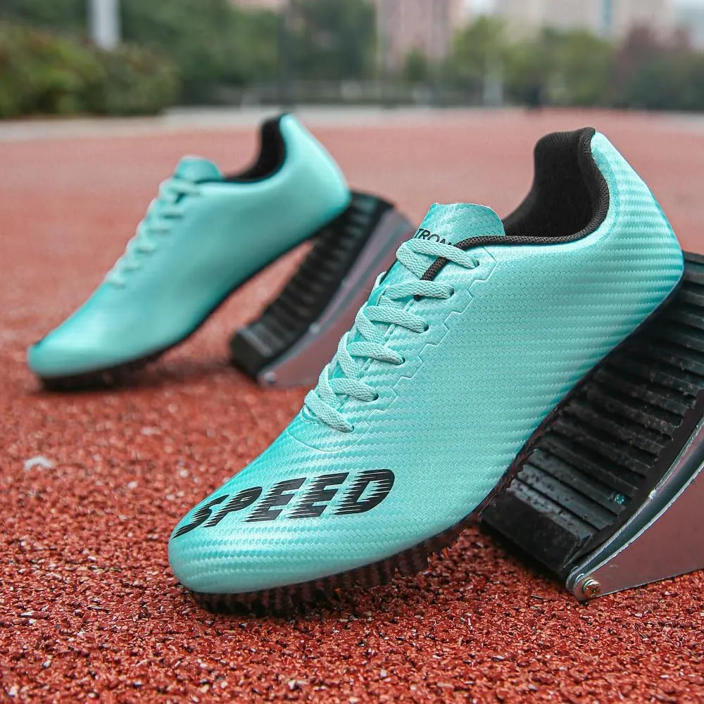THESTRON Unisex Track Spikes Running Sprint Shoes Track & Field Shoes for Men Women Kids Cool Racing Running Sneakers