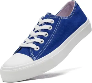 Toddler Little Kid Shoes Boys and Girls Canvas Casual Low Top Lace up Walking Shoes Breathable Soft and Durable