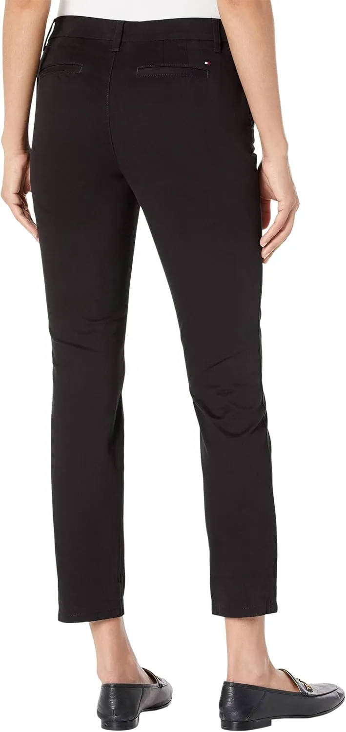 Tommy Hilfiger Women's Hampton Chino Pants – Lightweight Pants With Relaxed Fit