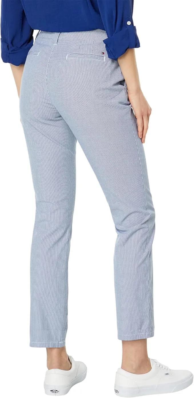 Tommy Hilfiger Women's Hampton Chino Pants – Lightweight Pants With Relaxed Fit