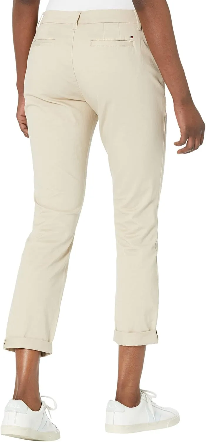 Tommy Hilfiger Women's Hampton Chino Pants – Lightweight Pants With Relaxed Fit