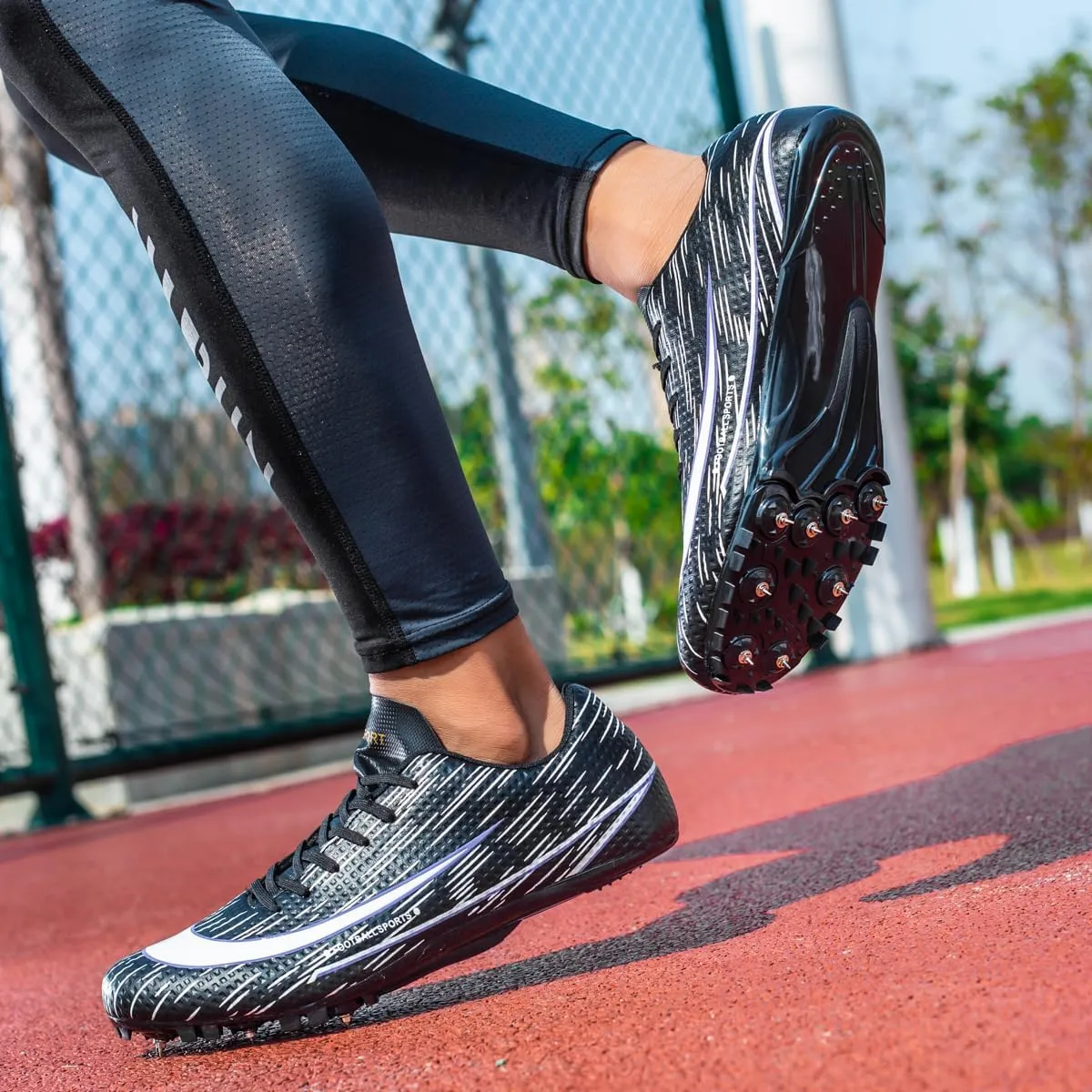 Track & Field Shoes for Men Women Spikes Sneakers Track Race Jumping Sneakers Professional Sprint Running Nail Spikes Shoes