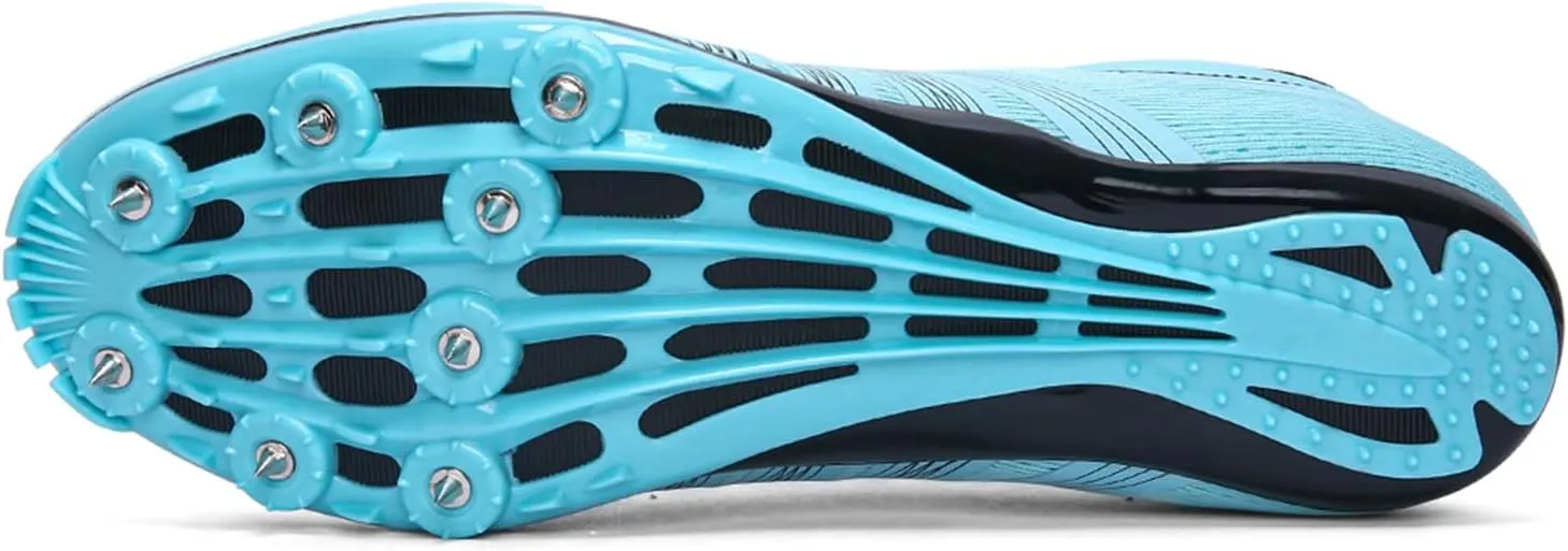 Track and Field Shoes Men Women Kids Spikes Sneakers Track Race Jumping Sneakers Girls Professional Running Nail Spikes Shoes Boys