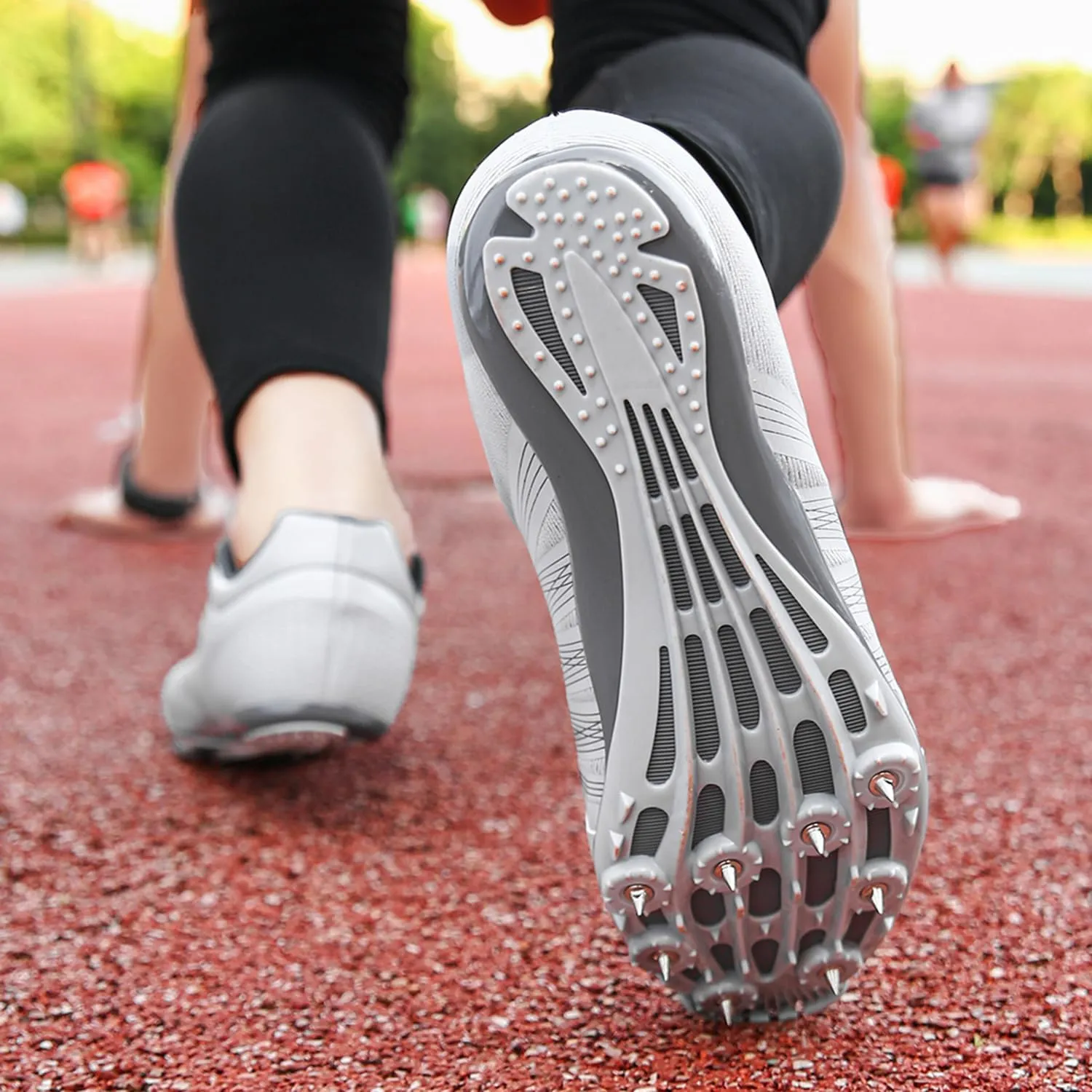 Track and Field Shoes Men Women Kids Spikes Sneakers Track Race Jumping Sneakers Girls Professional Running Nail Spikes Shoes Boys