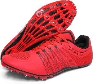 Track and Field Shoes Men Women Kids Spikes Sneakers Track Race Jumping Sneakers Girls Professional Running Nail Spikes Shoes Boys