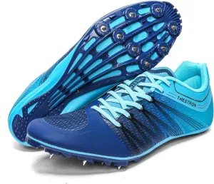 Track and Field Shoes Men Women Kids Spikes Sneakers Track Race Jumping Sneakers Girls Professional Running Nail Spikes Shoes Boys