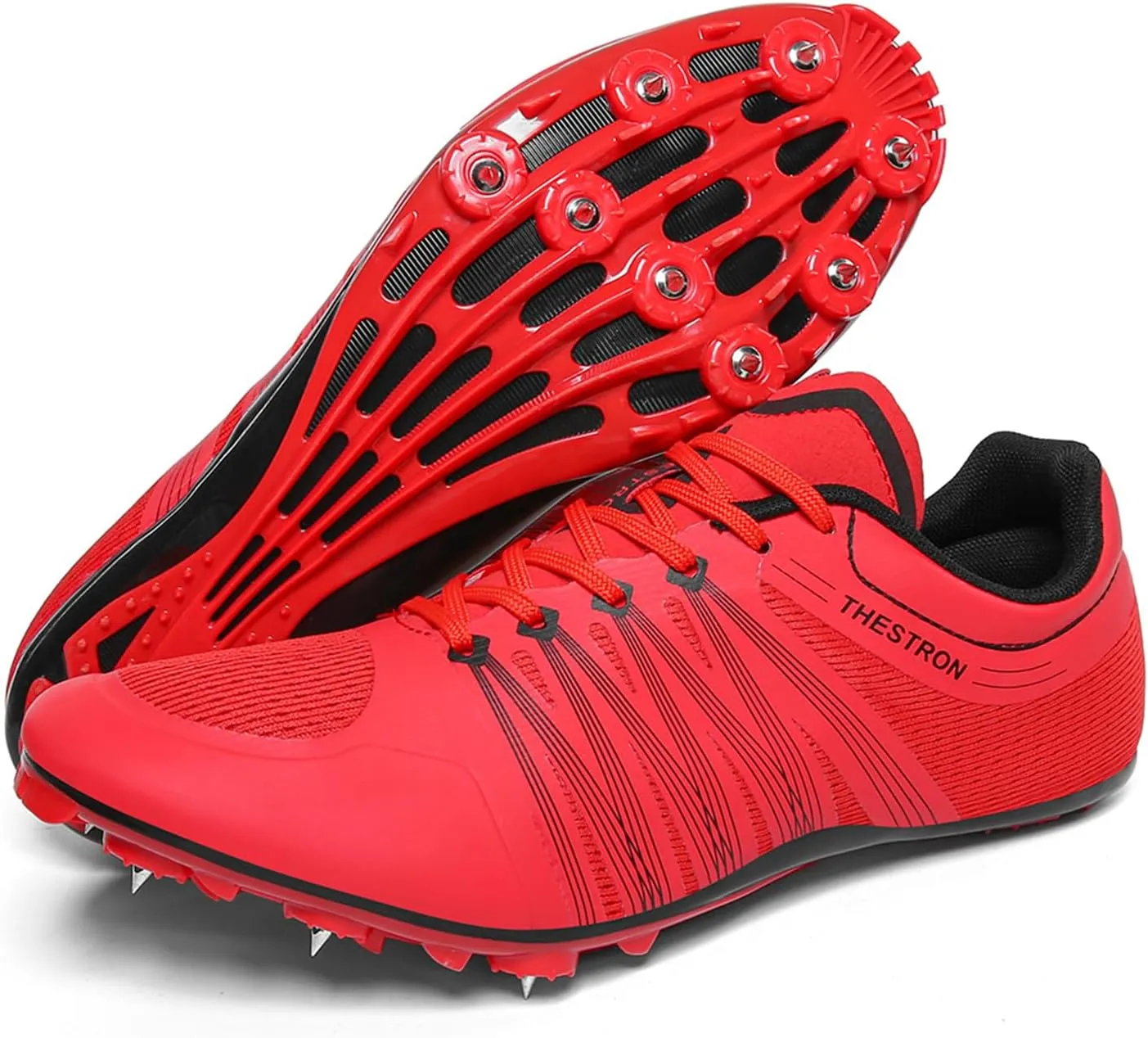Track and Field Shoes Men Women Kids Spikes Sneakers Track Race Jumping Sneakers Girls Professional Running Nail Spikes Shoes Boys