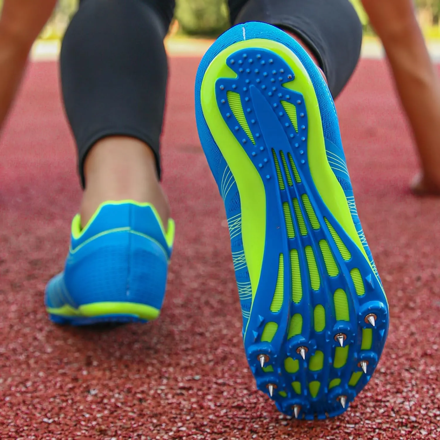 Track and Field Shoes Men Women Kids Spikes Sneakers Track Race Jumping Sneakers Girls Professional Running Nail Spikes Shoes Boys