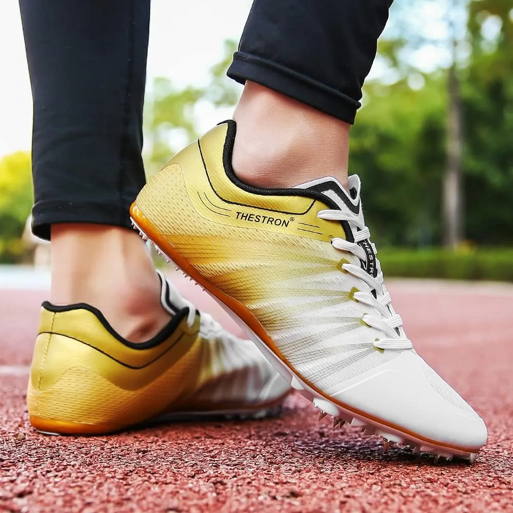 Track and Field Shoes Men Women Kids Spikes Sneakers Track Race Jumping Sneakers Girls Professional Running Nail Spikes Shoes Boys