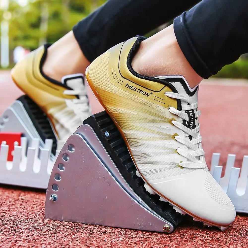 Track and Field Shoes Men Women Kids Spikes Sneakers Track Race Jumping Sneakers Girls Professional Running Nail Spikes Shoes Boys