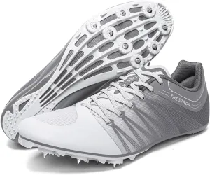Track and Field Shoes Men Women Kids Spikes Sneakers Track Race Jumping Sneakers Girls Professional Running Nail Spikes Shoes Boys