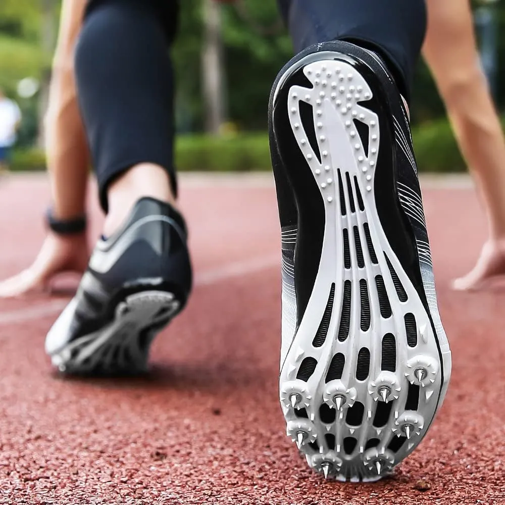Track and Field Shoes Men Women Kids Spikes Sneakers Track Race Jumping Sneakers Girls Professional Running Nail Spikes Shoes Boys