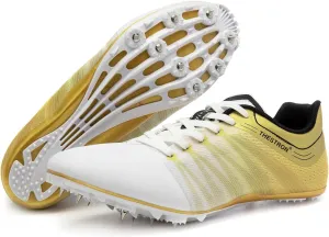 Track and Field Shoes Men Women Kids Spikes Sneakers Track Race Jumping Sneakers Girls Professional Running Nail Spikes Shoes Boys