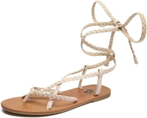 Trary Sandals Women, Lace Up Sandals for Women, Sandals for Women Dressy Summer, Open Toe Gladiator Sandals, Flat Sandals for Women Dressy, Beach Sandals for Women, Summer Sandals for Women 2023