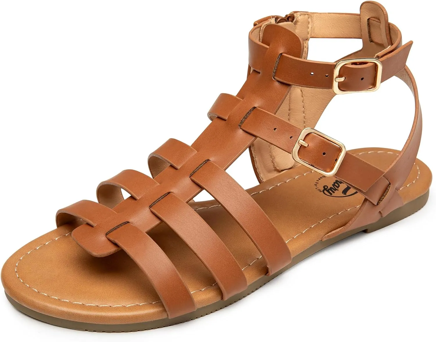 Trary Womens Sandals, Gladiator Sandals for Women, Wide Width Sandals for Women, Strappy Sandals, Flat Sandals for Women, Trendy Sandals Women Dressy Summer Flat, Comfortable Sandals Women