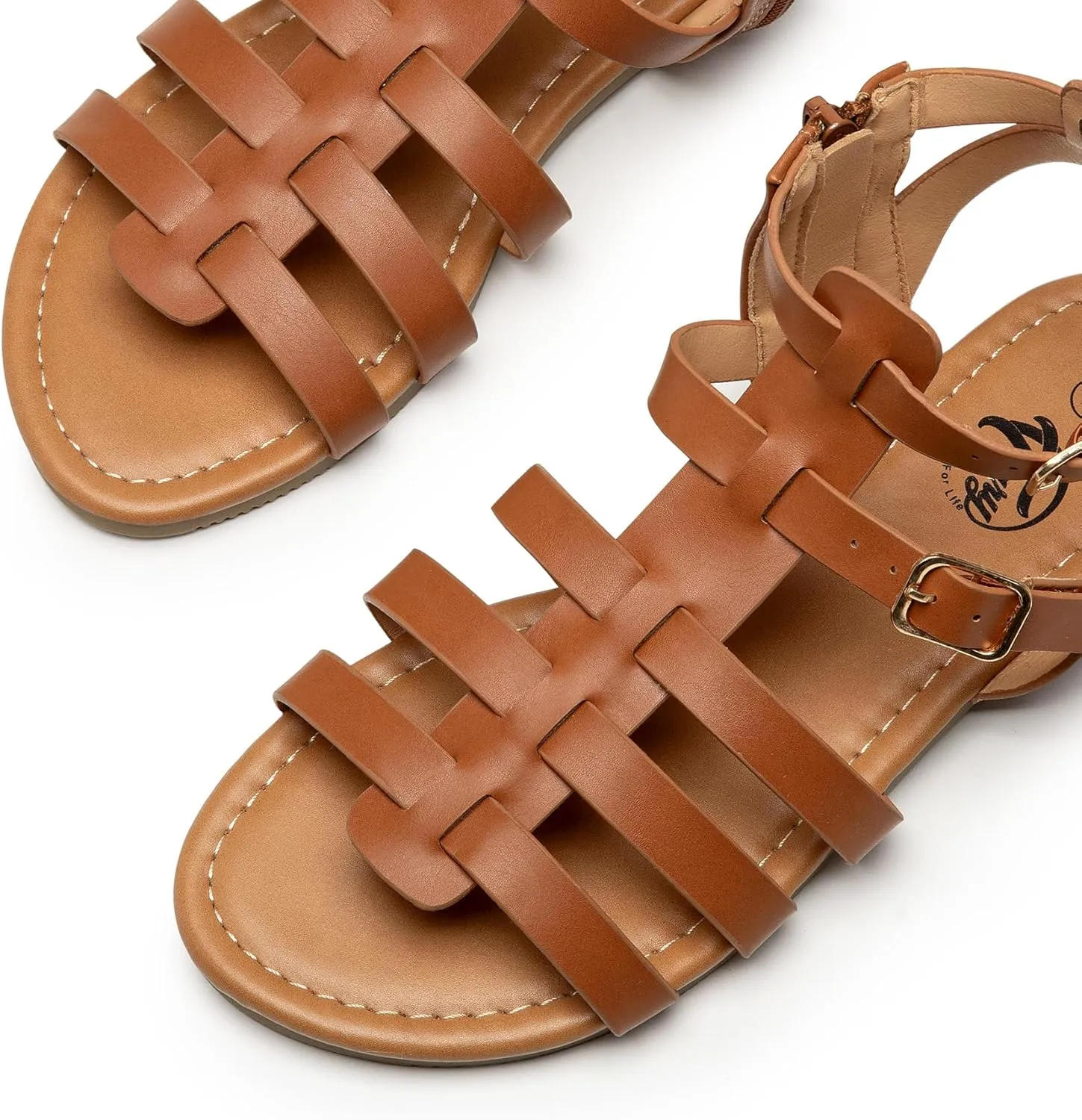 Trary Womens Sandals, Gladiator Sandals for Women, Wide Width Sandals for Women, Strappy Sandals, Flat Sandals for Women, Trendy Sandals Women Dressy Summer Flat, Comfortable Sandals Women