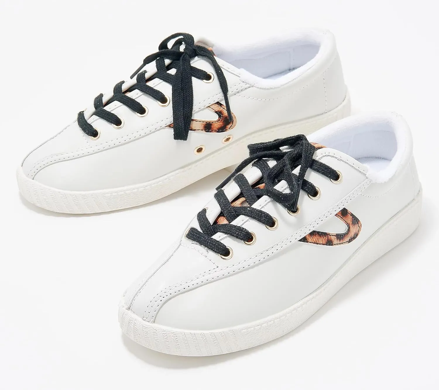 TRETORN Women's Nyliteplus Leather Lace-Up Sneakers
