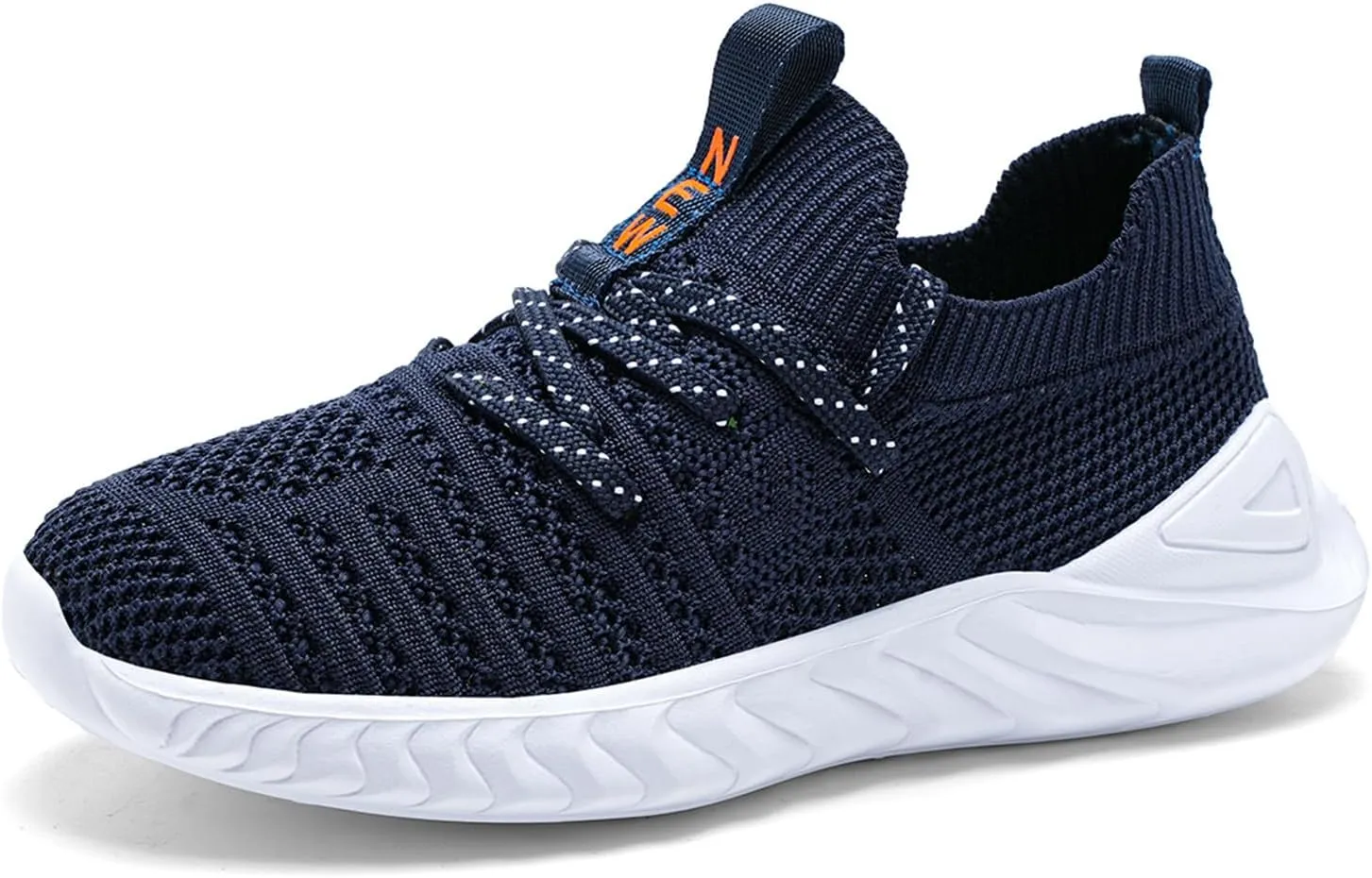 UMANPOO Kids Running Shoes Boys Girls Barefoot Slip On Sneakers Casual Walking Tennis Athletic Gym Sock Shoes Non Slip